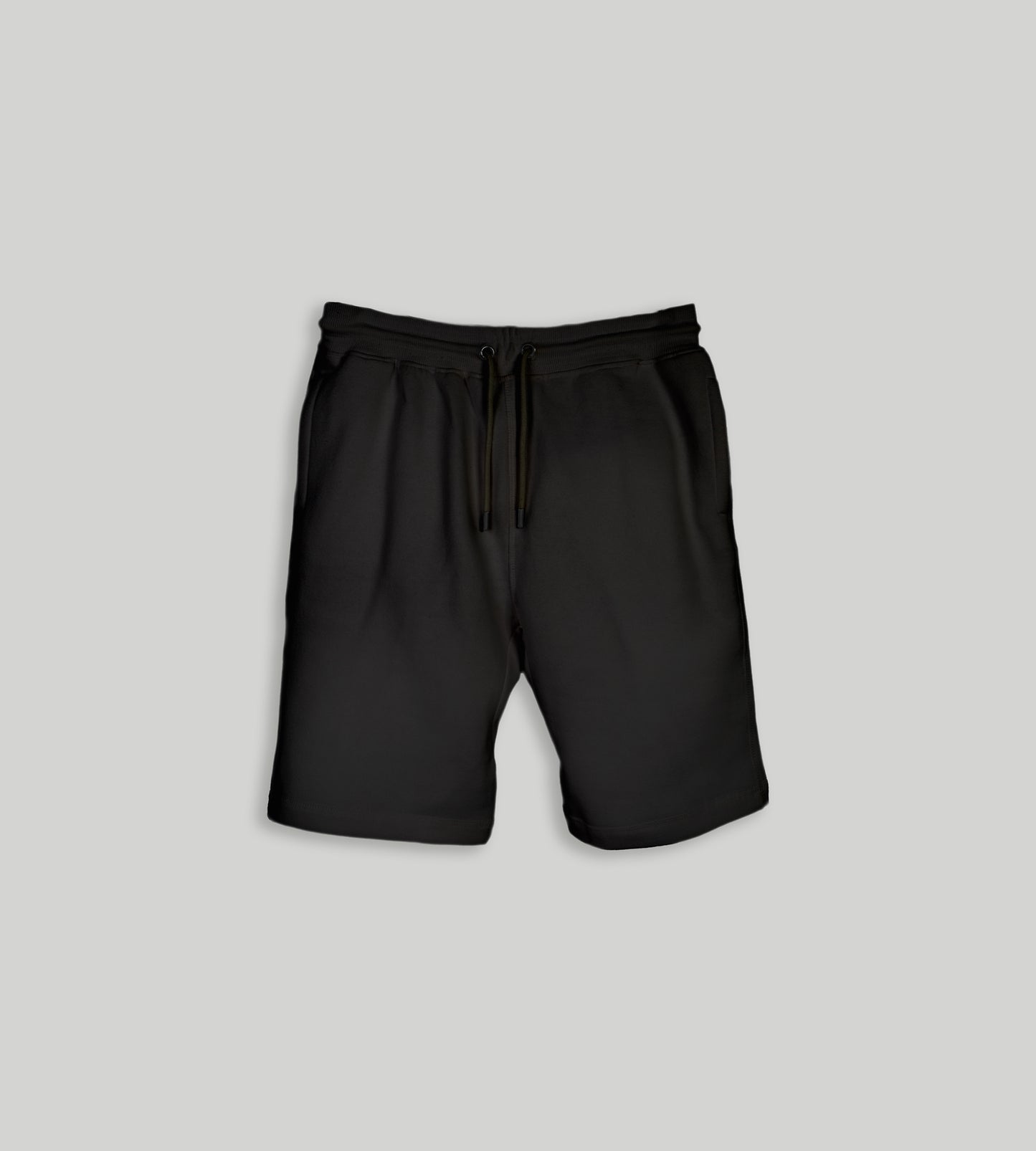 Black fleece shorts