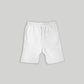 White fleece shorts